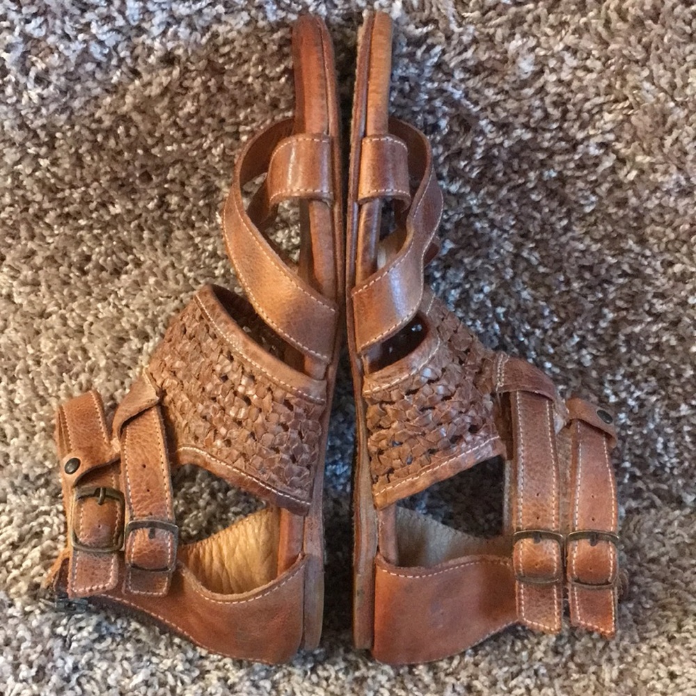 Bed|Stu Capriana Tan Gladiator Sandals size 7.5 - Picture 11 of 16